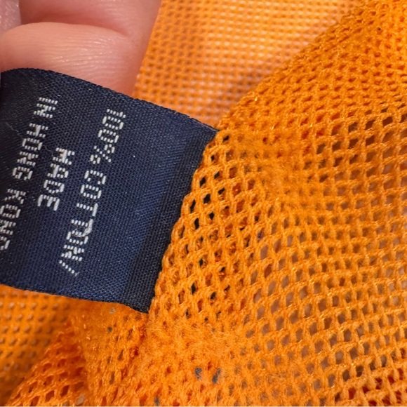 Polo Ralph Lauren Sport Vintage Woman’s Jacket Zip Up Orange Mesh Lining Size L - Picture 11 of 14